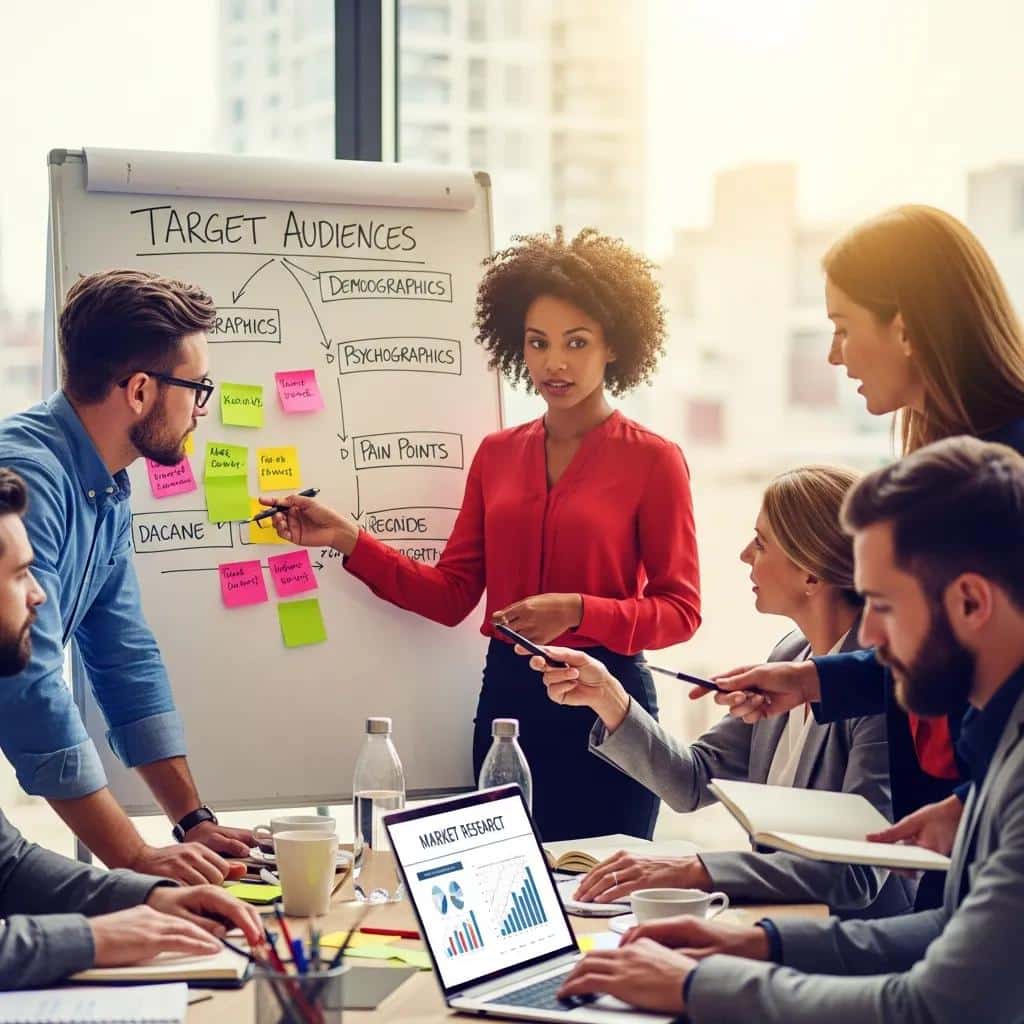 Team mapping ideal customer profile and unique value